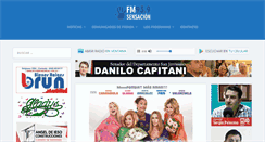 Desktop Screenshot of fmsensacioncoronda.com.ar
