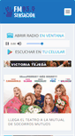 Mobile Screenshot of fmsensacioncoronda.com.ar